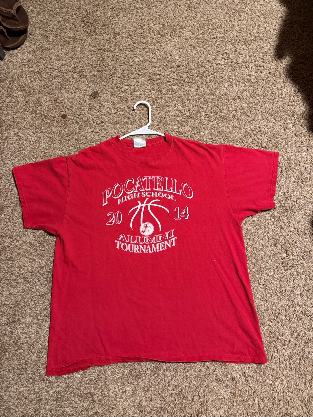 Port and Company Red Pocatello High School Alumni Tournament Tee